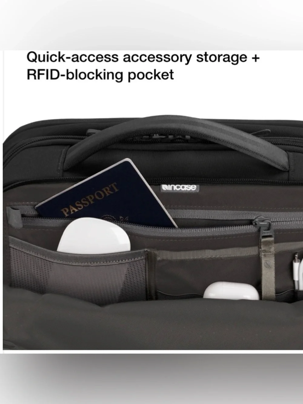 Incase A.R.C. Travel Pack - 21 to 38L Black NWT $249